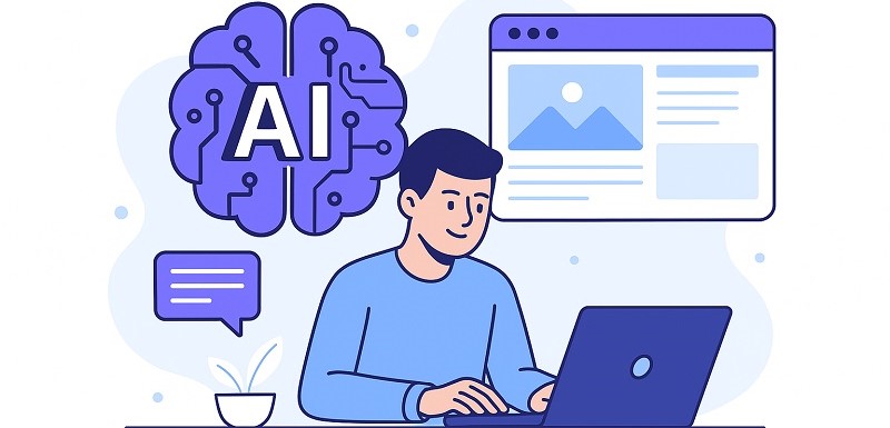 طراحی وب‌سایت با هوش مصنوعی