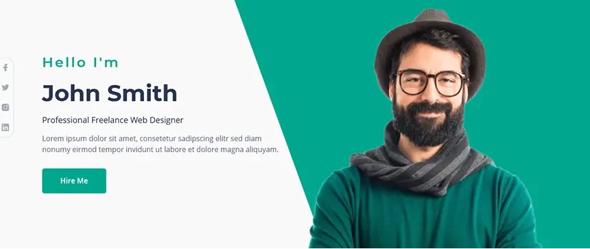 طراحی سایت شخصی و رزومه آنلاین